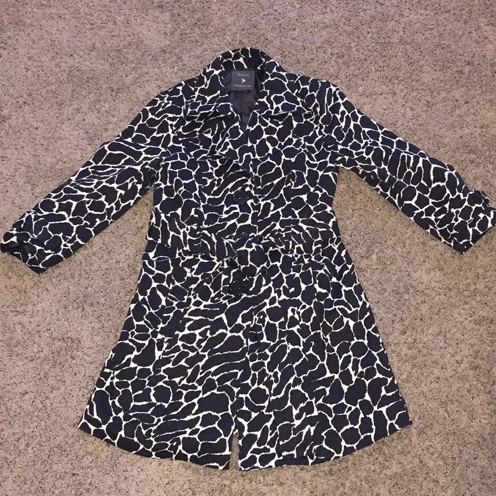 Forever 21 Women’s Trench Coat Jacket Size S